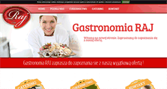 Desktop Screenshot of gastronomiaraj.pl