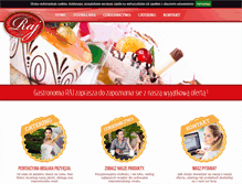 Tablet Screenshot of gastronomiaraj.pl